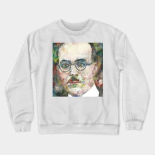 FERNANDO PESSOA - watercolor portrait .1 Crewneck Sweatshirt